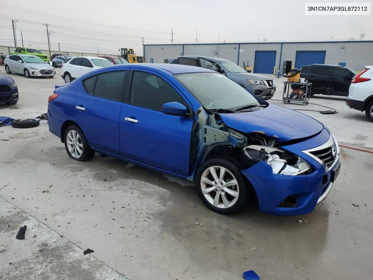 3N1CN7AP3GL872112 2016 Nissan Versa S