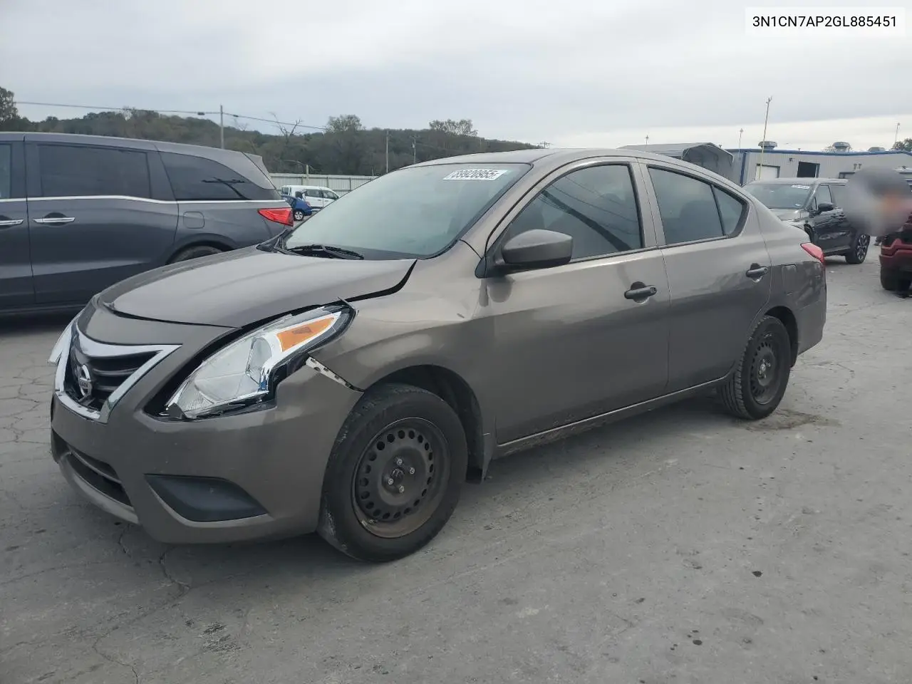 3N1CN7AP2GL885451 2016 Nissan Versa S