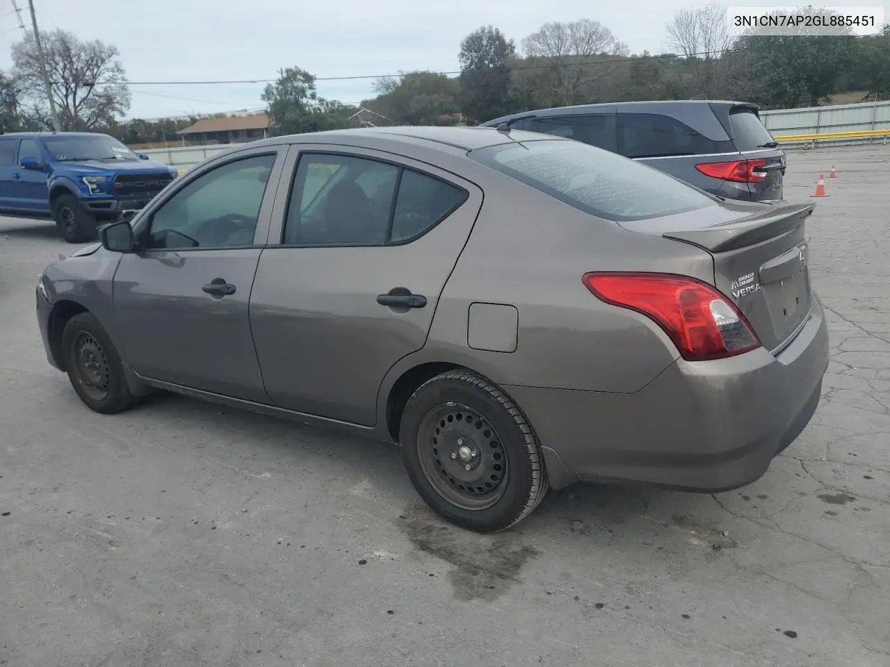 3N1CN7AP2GL885451 2016 Nissan Versa S