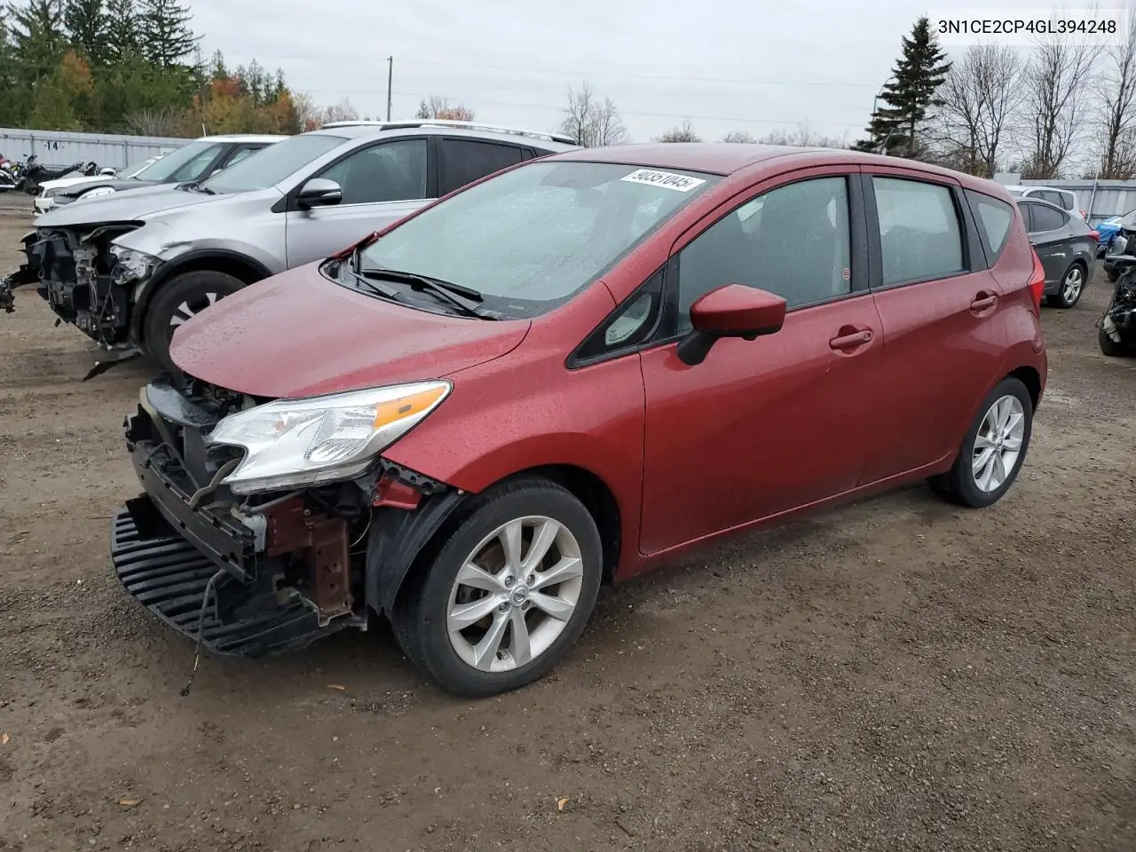 3N1CE2CP4GL394248 2016 Nissan Versa Note S