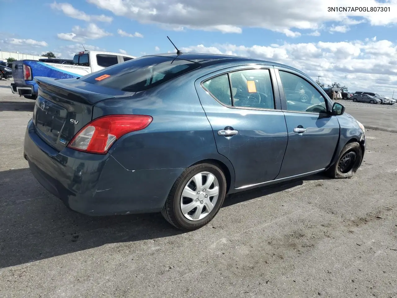 3N1CN7AP0GL807301 2016 Nissan Versa S