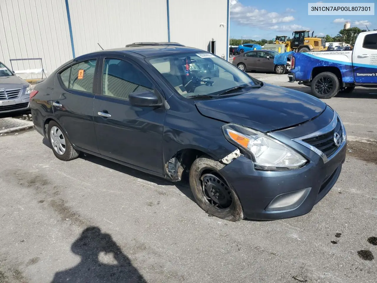 3N1CN7AP0GL807301 2016 Nissan Versa S