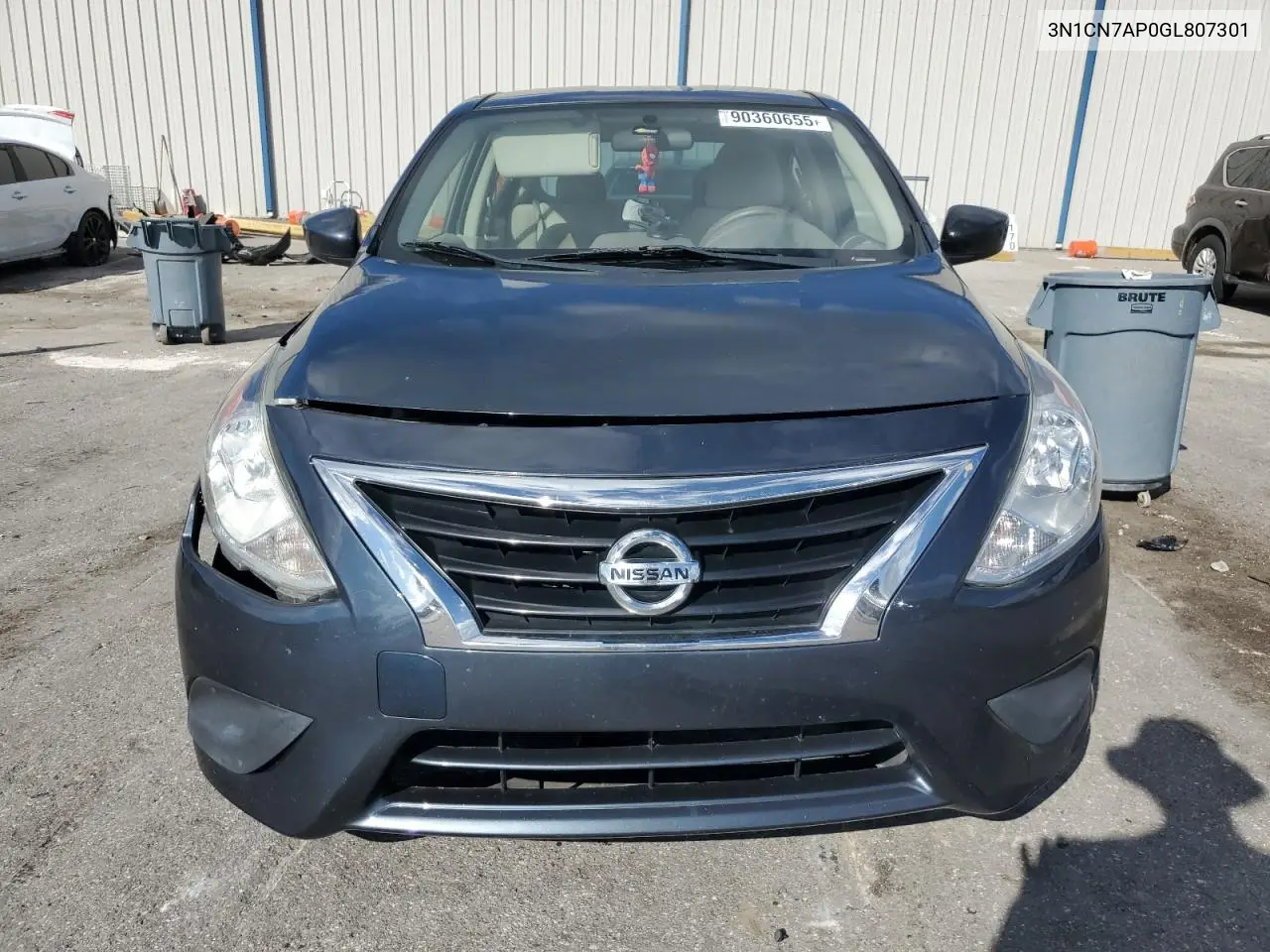 3N1CN7AP0GL807301 2016 Nissan Versa S