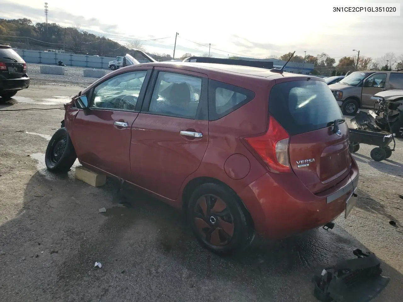 3N1CE2CP1GL351020 2016 Nissan Versa Note S
