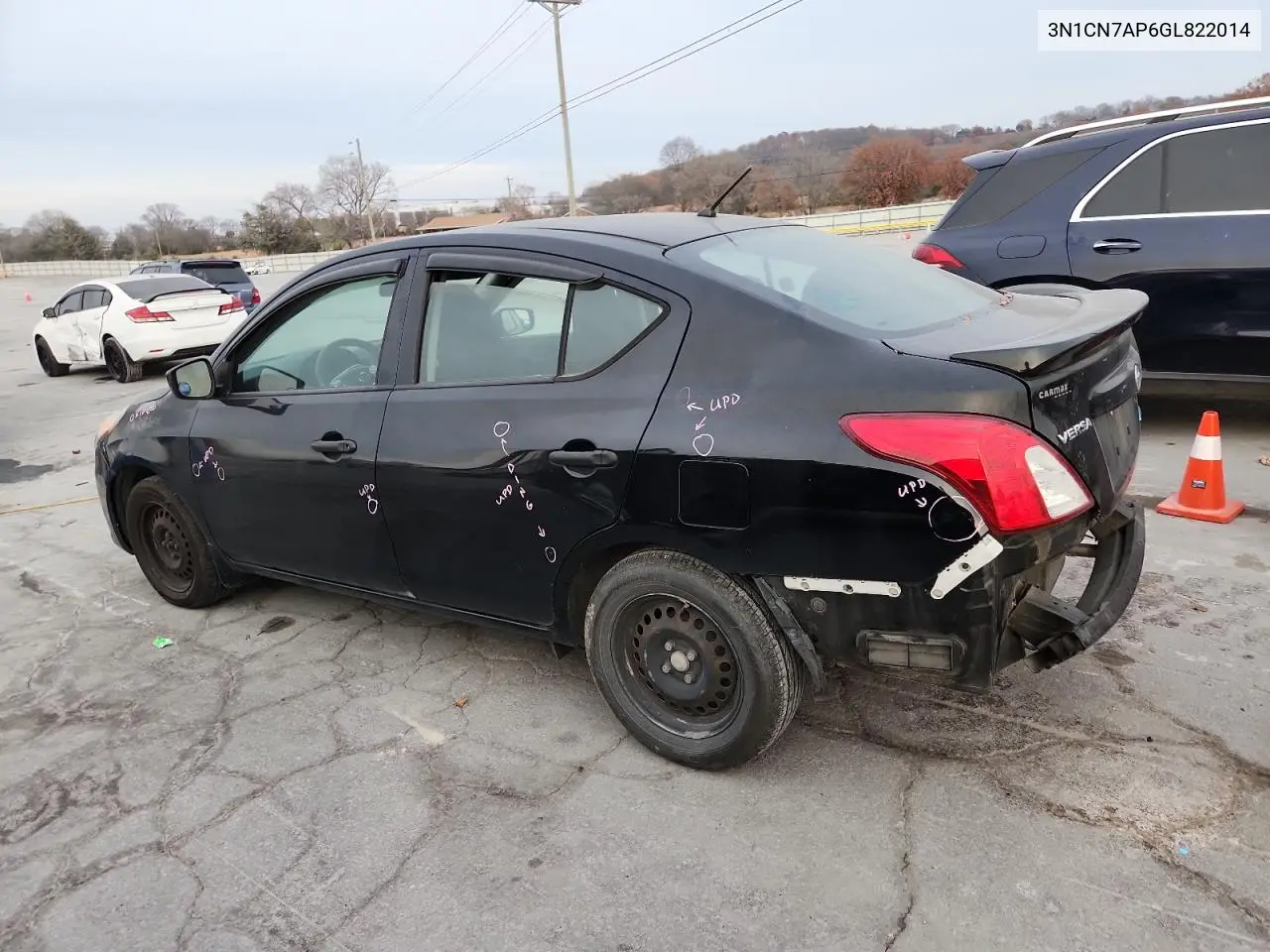 3N1CN7AP6GL822014 2016 Nissan Versa S