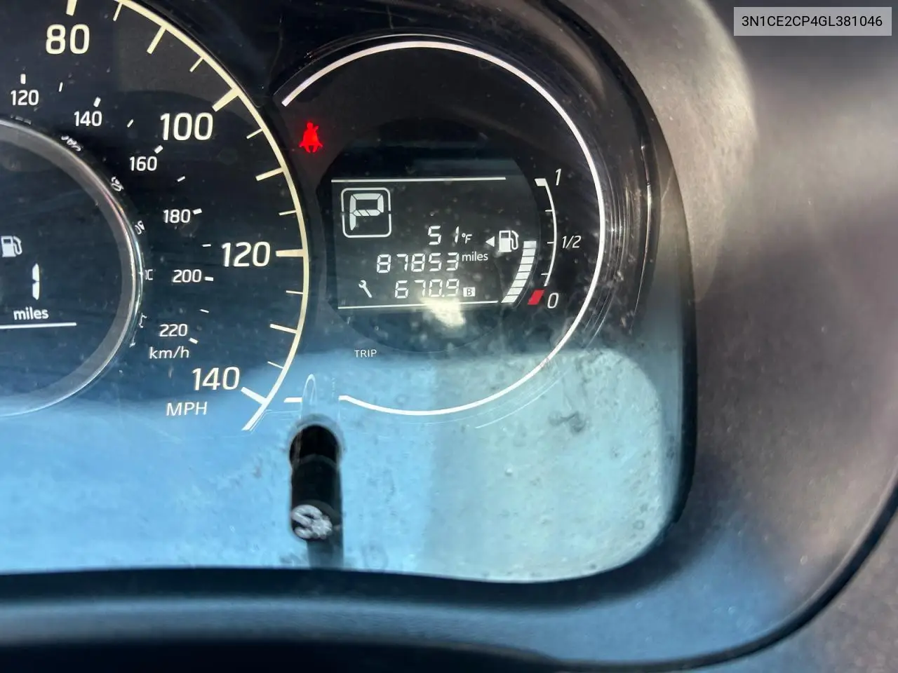 3N1CE2CP4GL381046 2016 Nissan Versa Note S