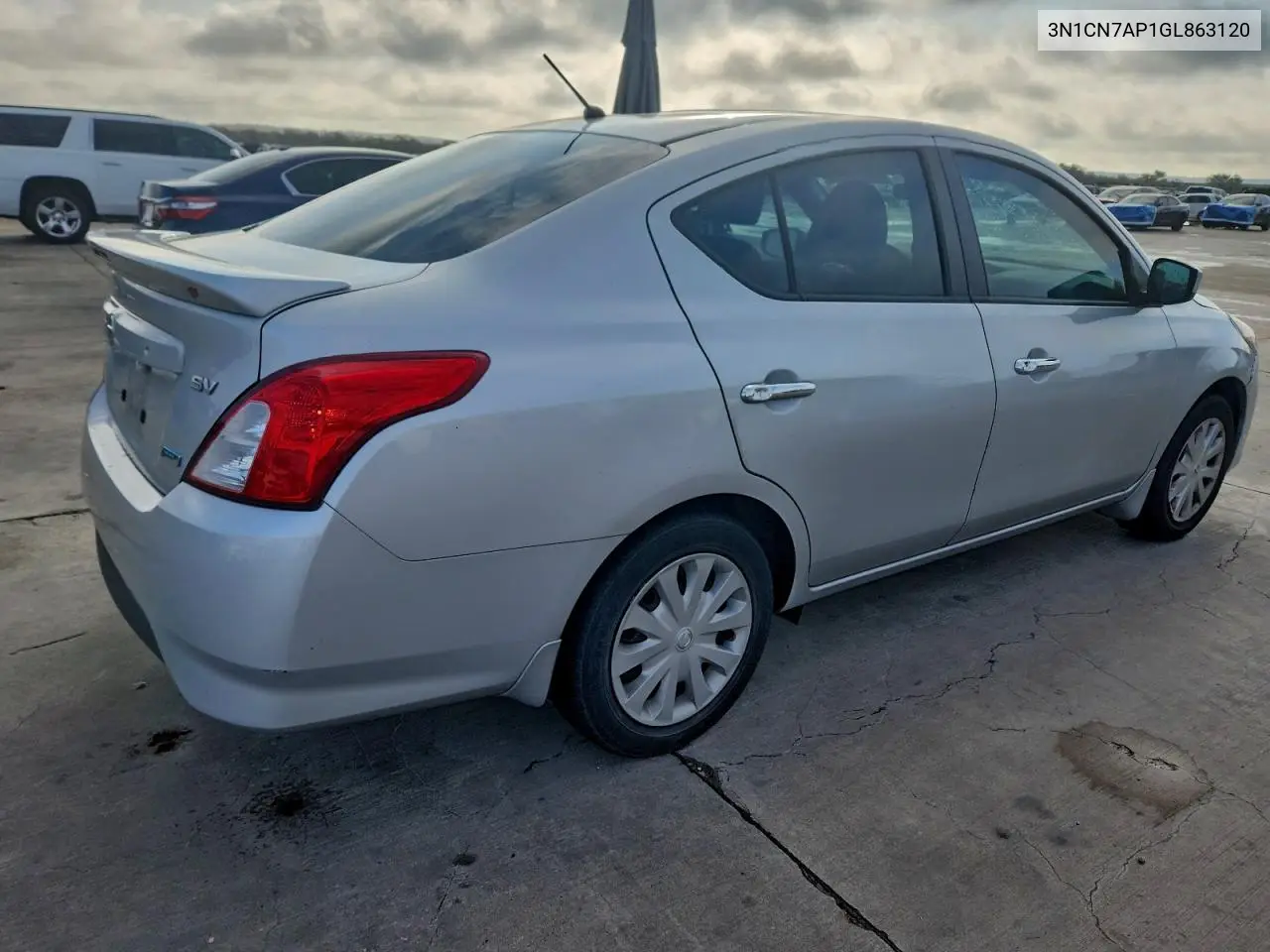 3N1CN7AP1GL863120 2016 Nissan Versa S