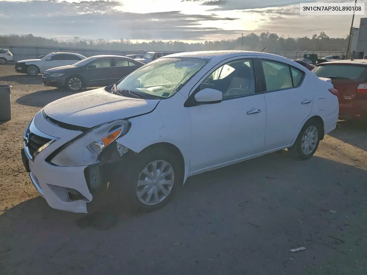 3N1CN7AP3GL890108 2016 Nissan Versa S