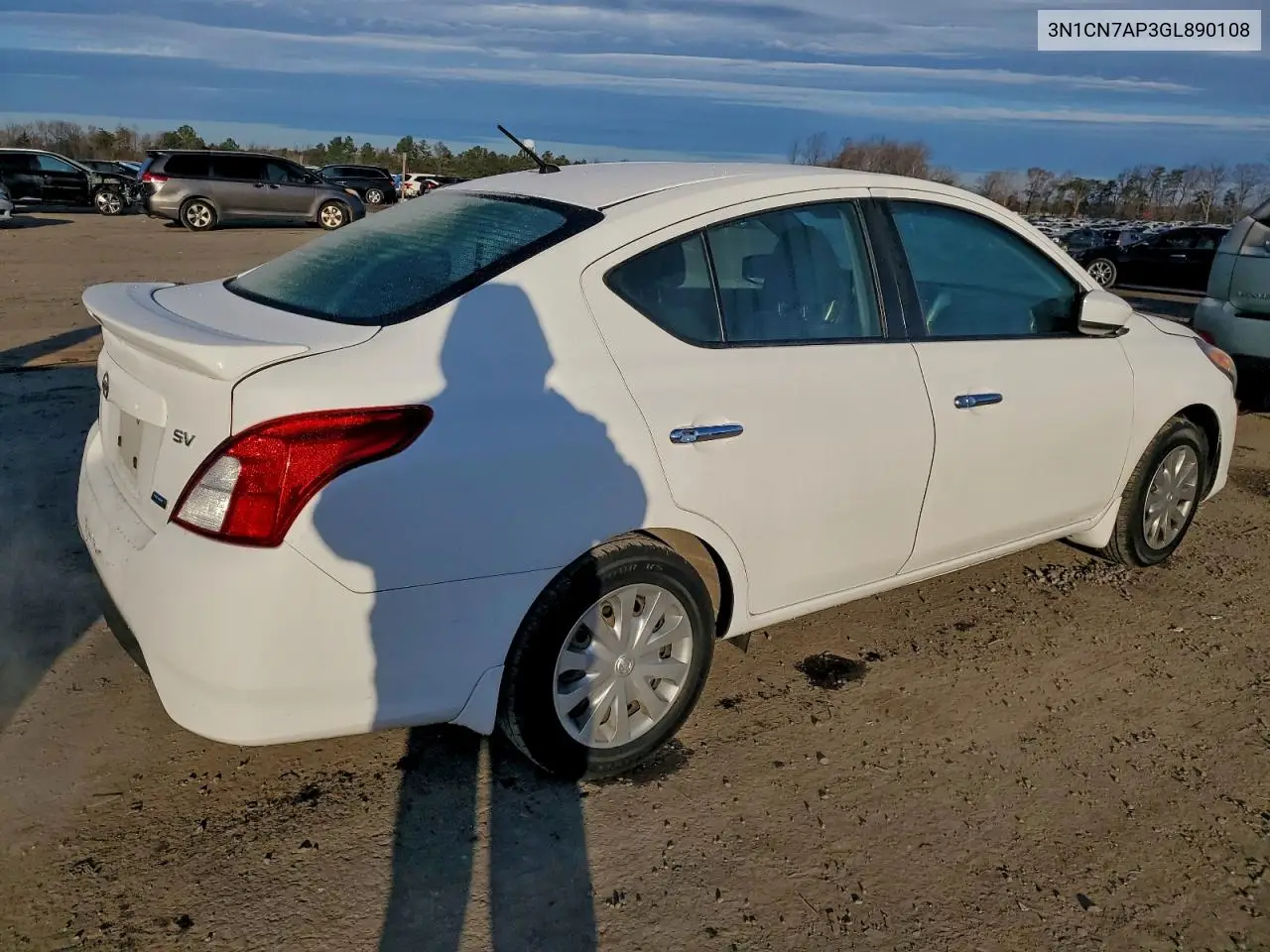 3N1CN7AP3GL890108 2016 Nissan Versa S