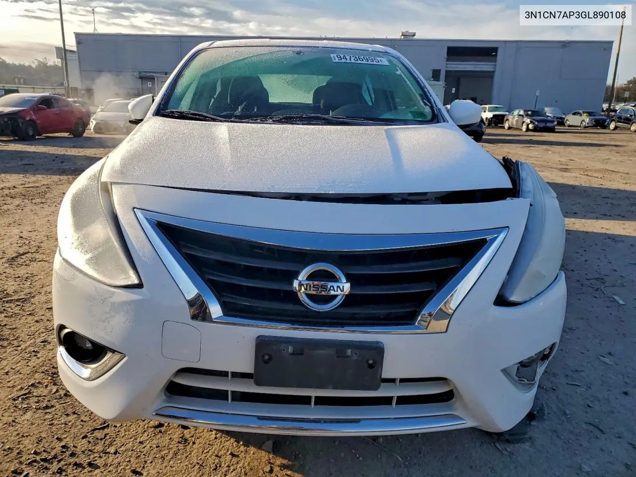 3N1CN7AP3GL890108 2016 Nissan Versa S