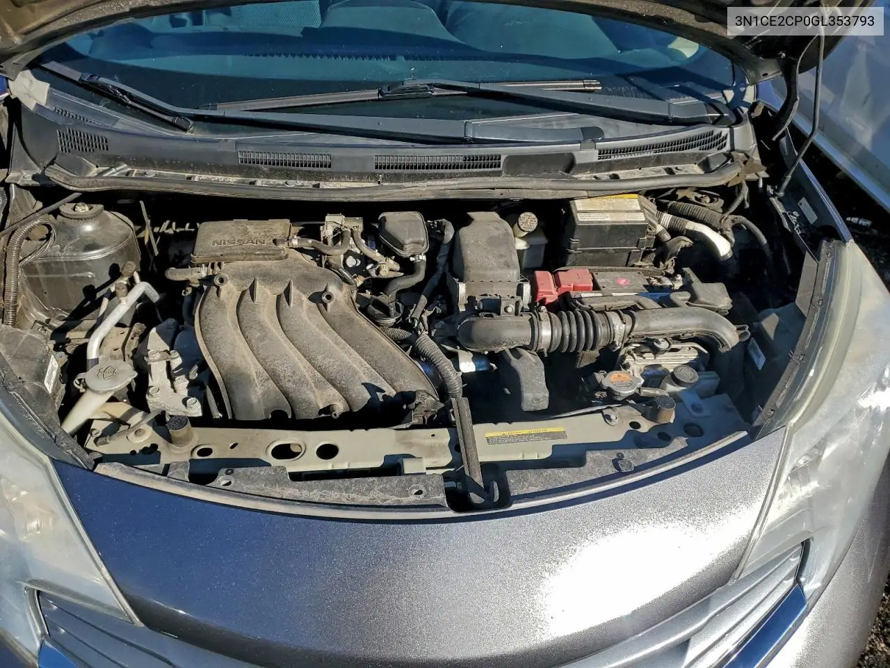 3N1CE2CP0GL353793 2016 Nissan Versa Note S