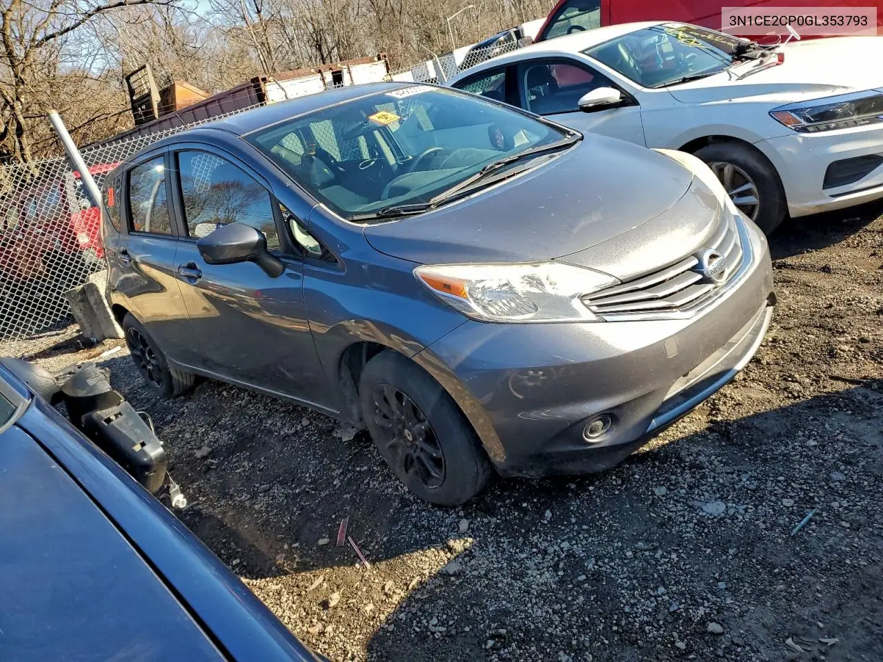 3N1CE2CP0GL353793 2016 Nissan Versa Note S