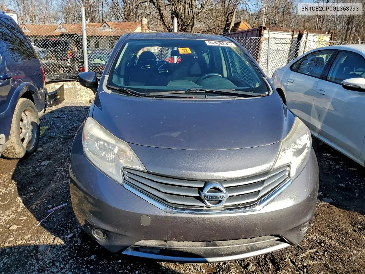 3N1CE2CP0GL353793 2016 Nissan Versa Note S