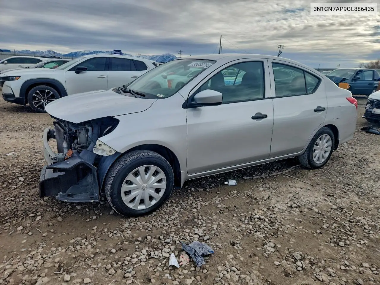 3N1CN7AP9GL886435 2016 Nissan Versa S