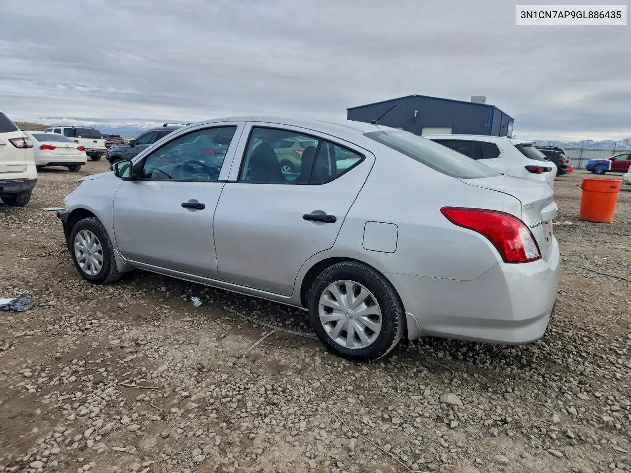 3N1CN7AP9GL886435 2016 Nissan Versa S
