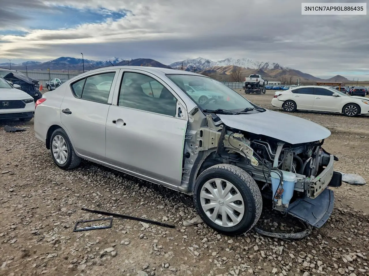 3N1CN7AP9GL886435 2016 Nissan Versa S