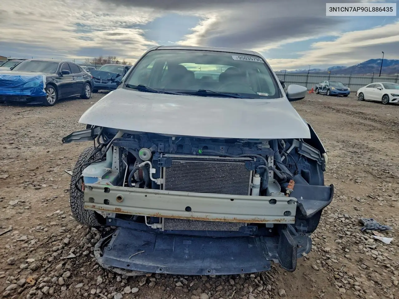 3N1CN7AP9GL886435 2016 Nissan Versa S