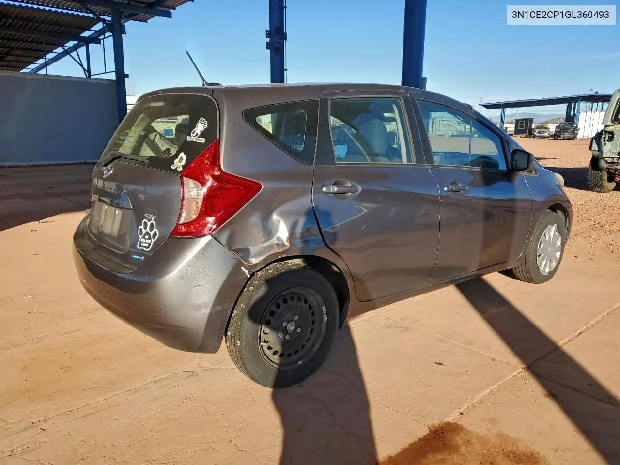 3N1CE2CP1GL360493 2016 Nissan Versa Note S
