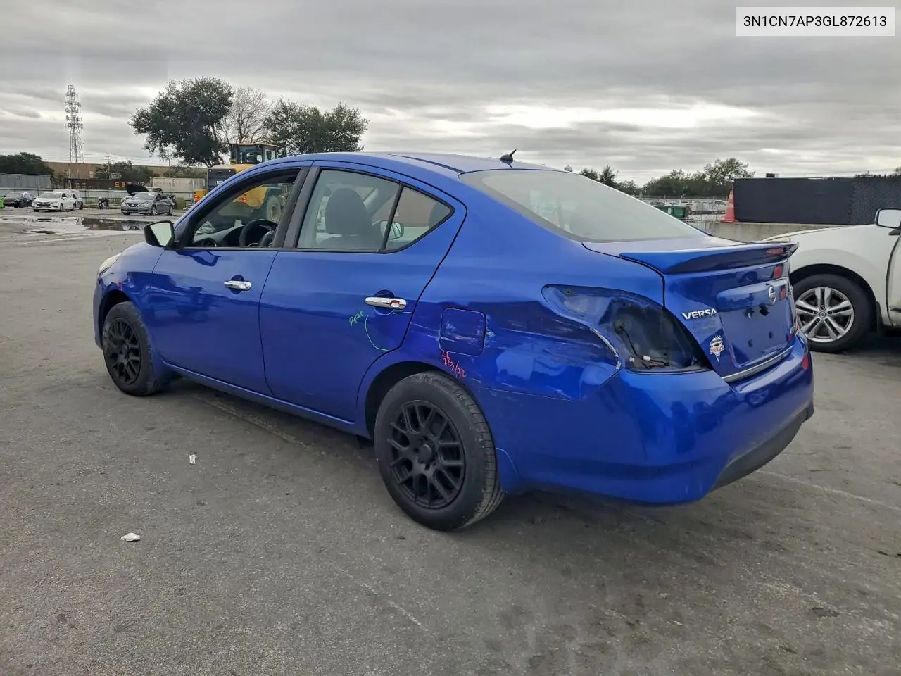 3N1CN7AP3GL872613 2016 Nissan Versa S