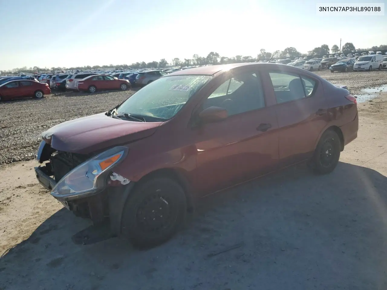 3N1CN7AP3HL890188 2017 Nissan Versa S