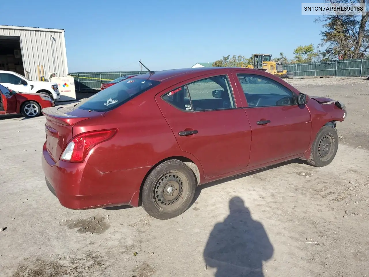3N1CN7AP3HL890188 2017 Nissan Versa S