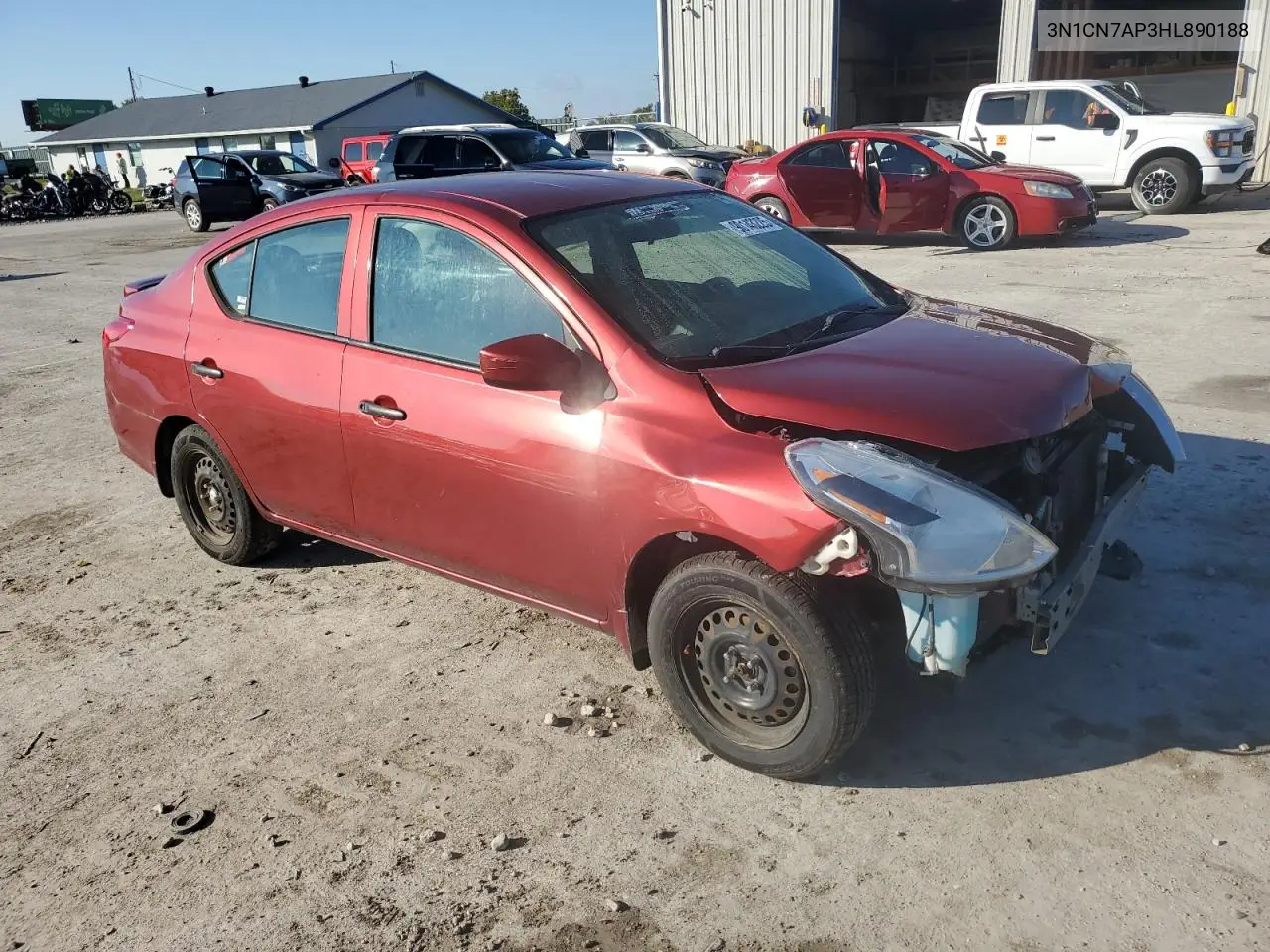 3N1CN7AP3HL890188 2017 Nissan Versa S