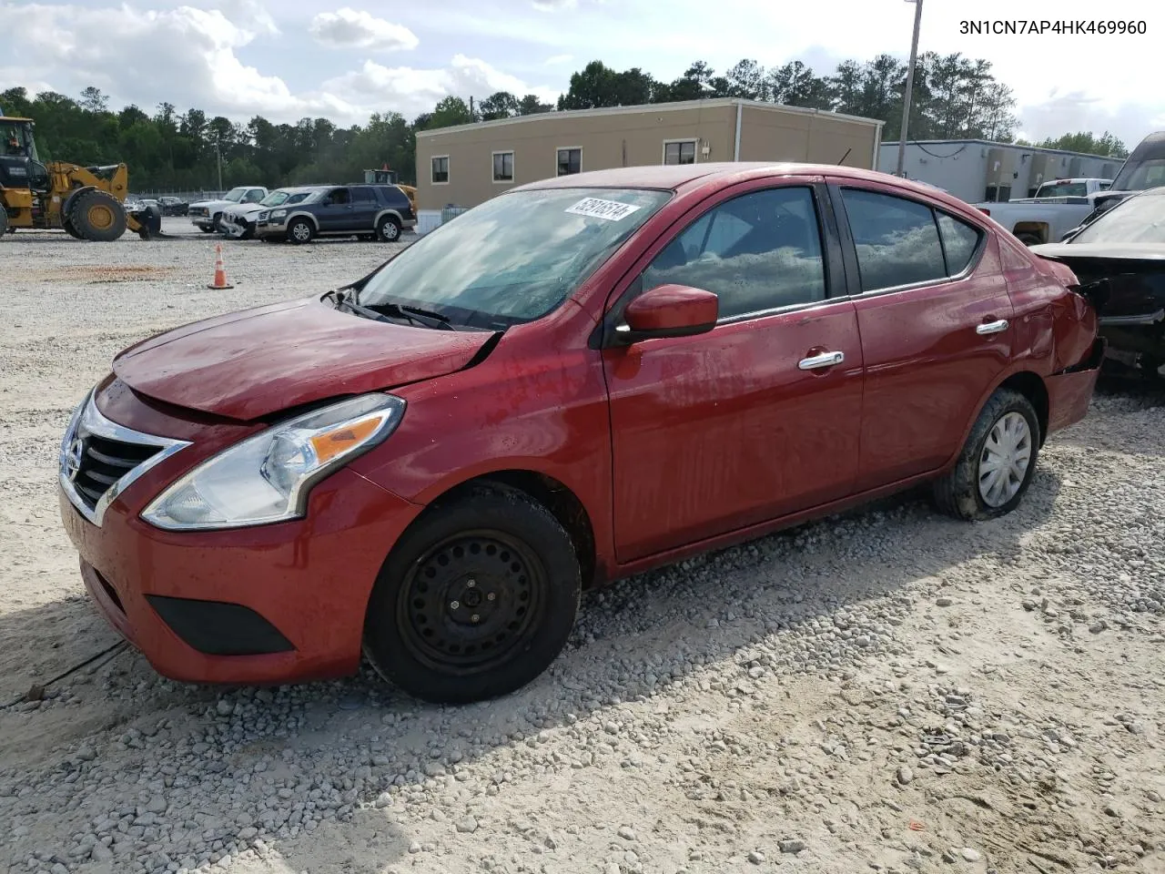 2017 Nissan Versa S VIN: 3N1CN7AP4HK469960 Lot: 52916514