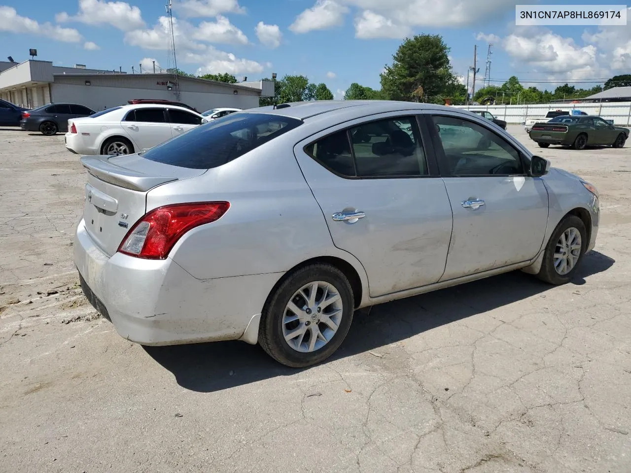 3N1CN7AP8HL869174 2017 Nissan Versa S