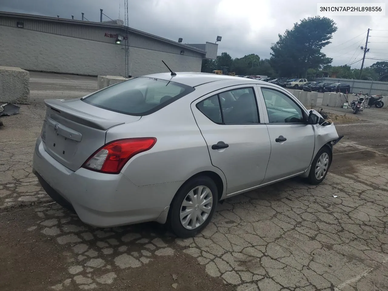 2017 Nissan Versa S VIN: 3N1CN7AP2HL898556 Lot: 62214534