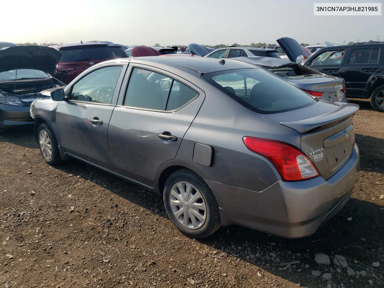 2017 Nissan Versa S VIN: 3N1CN7AP3HL821985 Lot: 65145874