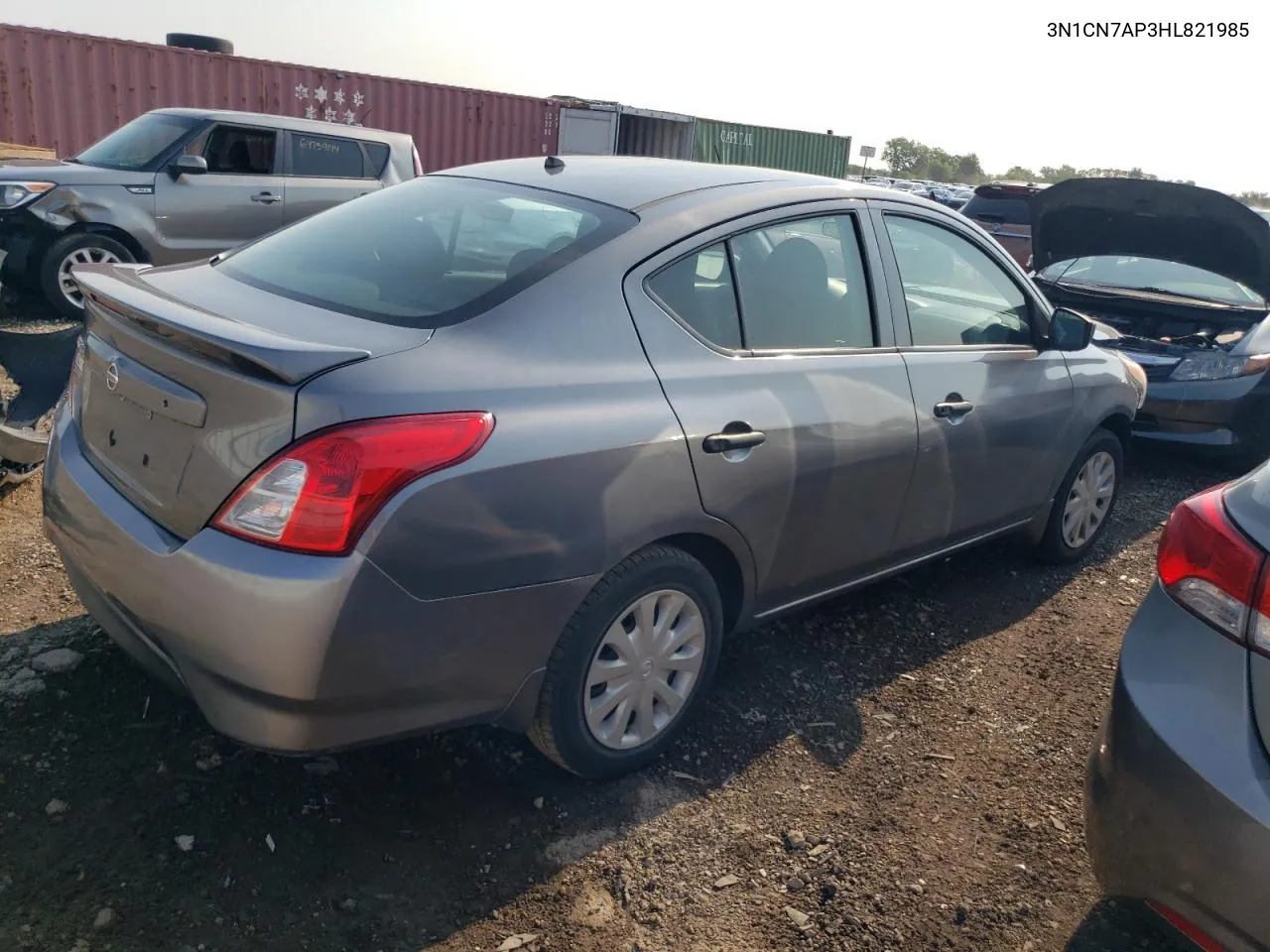 2017 Nissan Versa S VIN: 3N1CN7AP3HL821985 Lot: 65145874