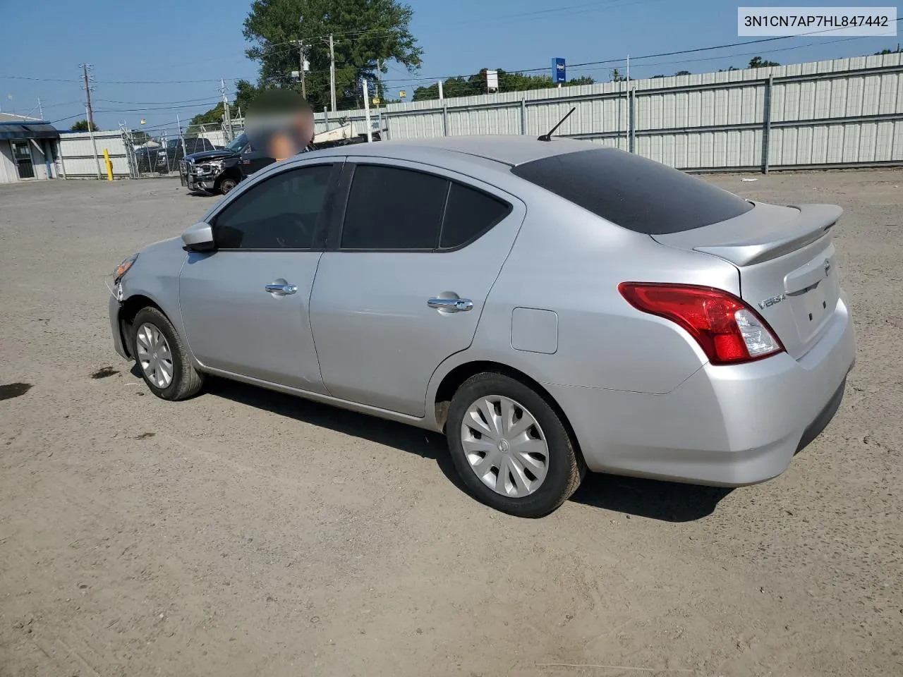 2017 Nissan Versa S VIN: 3N1CN7AP7HL847442 Lot: 67033094