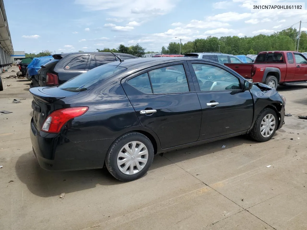 2017 Nissan Versa S VIN: 3N1CN7AP0HL861182 Lot: 67033424