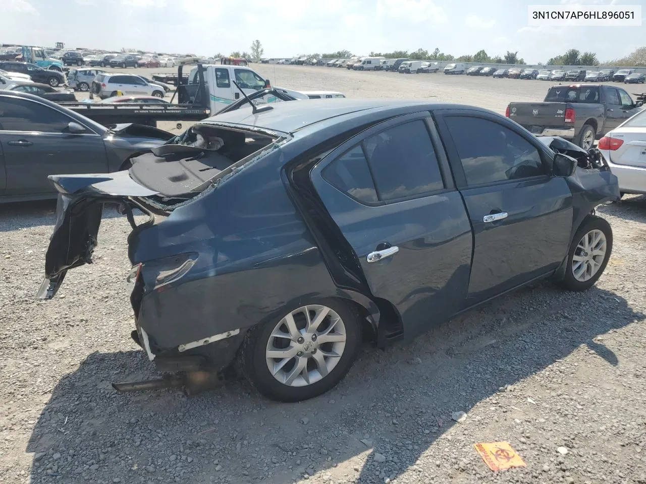 2017 Nissan Versa S VIN: 3N1CN7AP6HL896051 Lot: 69452584