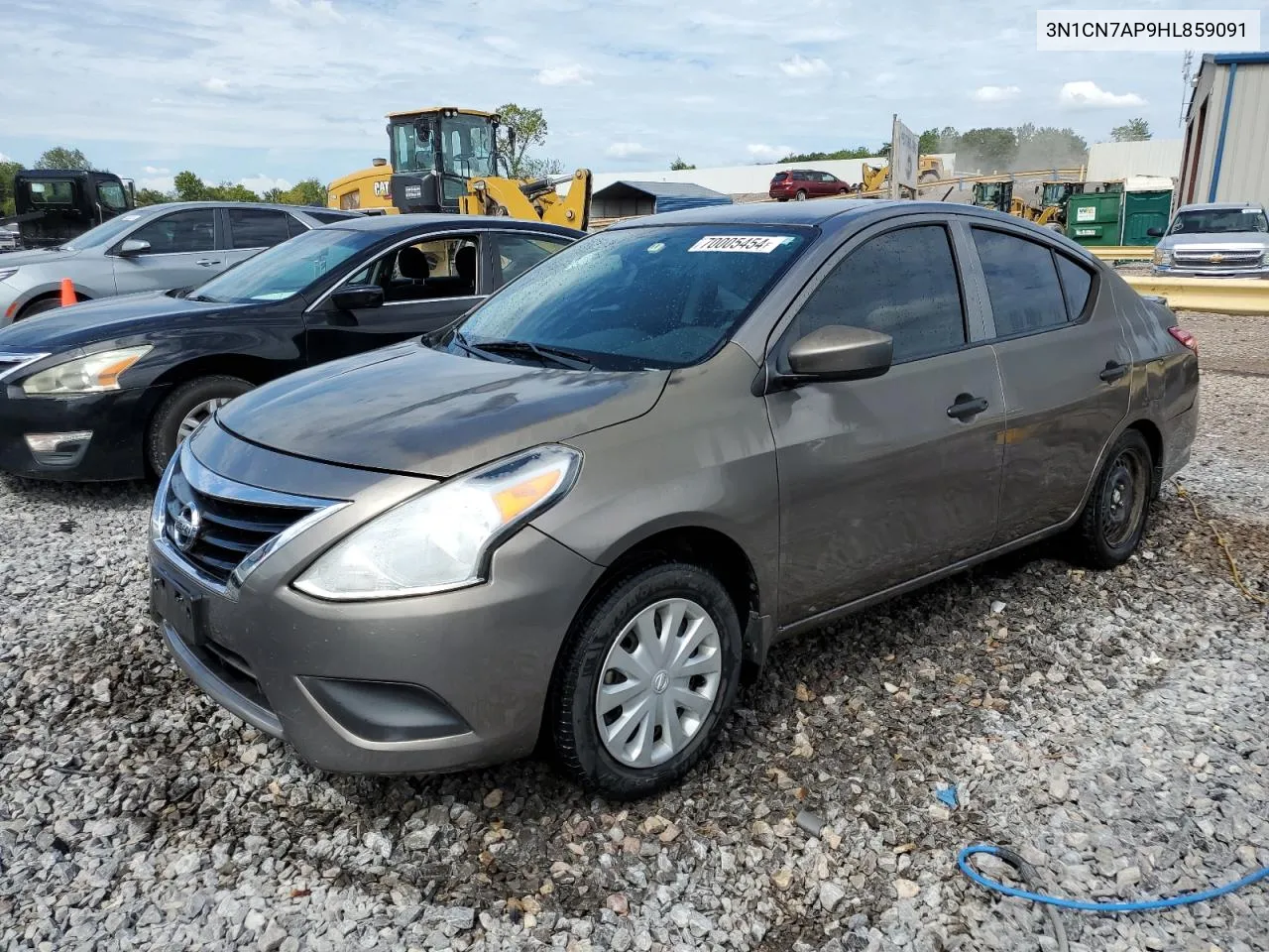 2017 Nissan Versa S VIN: 3N1CN7AP9HL859091 Lot: 70005454