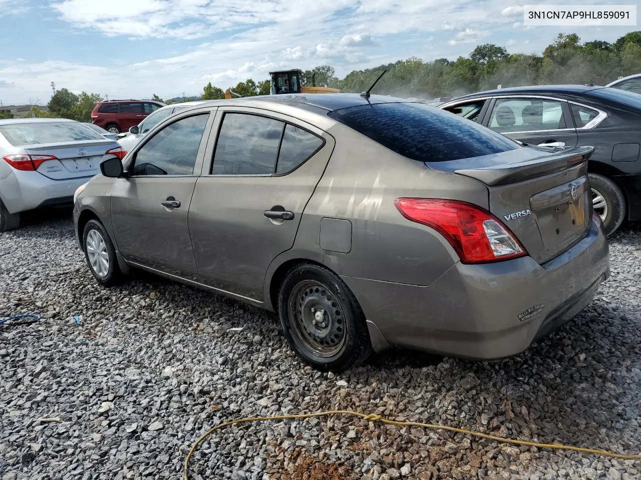 3N1CN7AP9HL859091 2017 Nissan Versa S