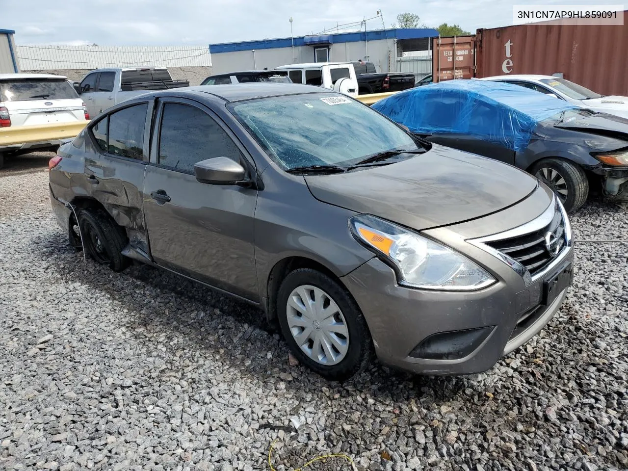 2017 Nissan Versa S VIN: 3N1CN7AP9HL859091 Lot: 70005454