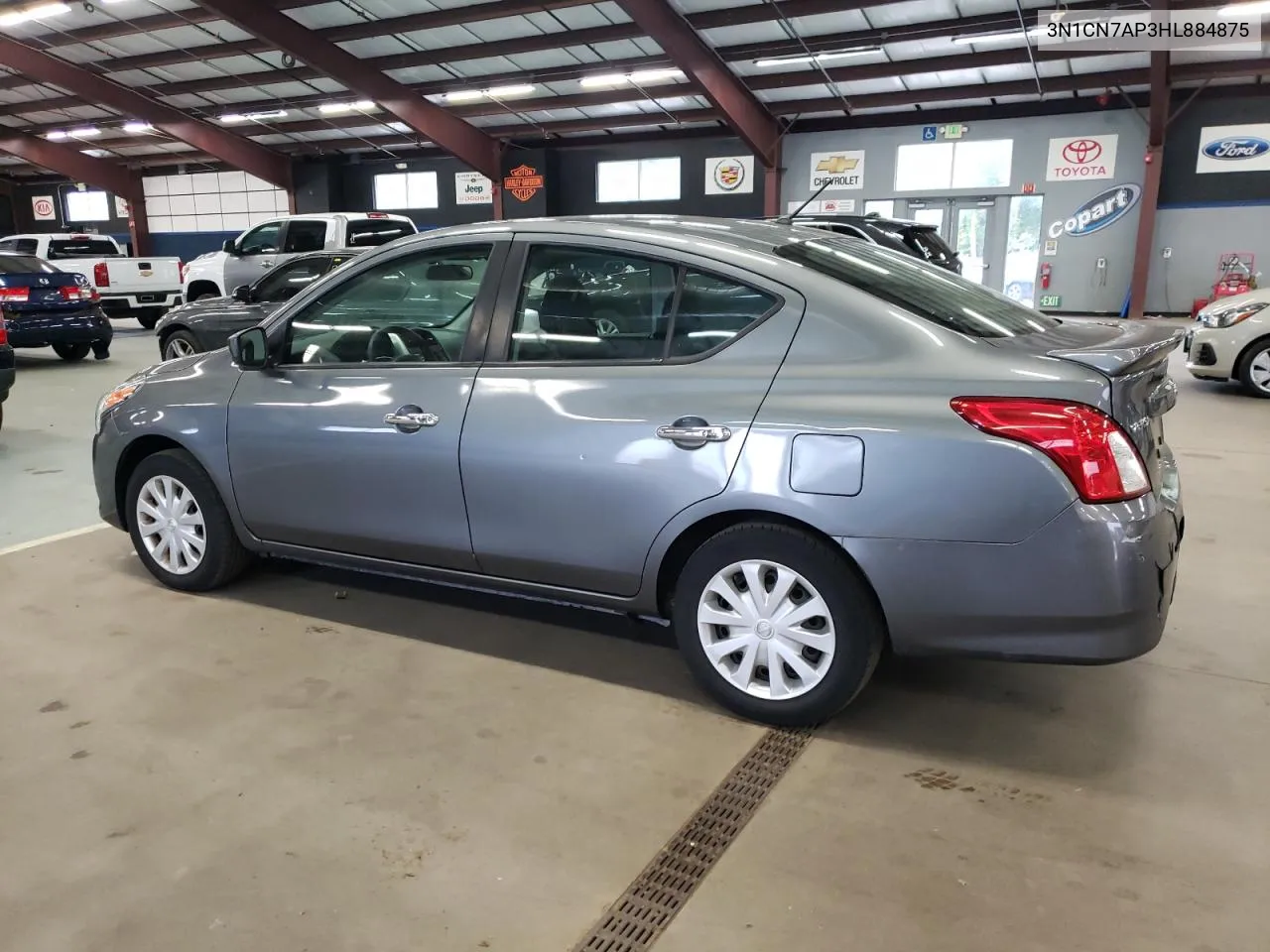 2017 Nissan Versa S VIN: 3N1CN7AP3HL884875 Lot: 72400224