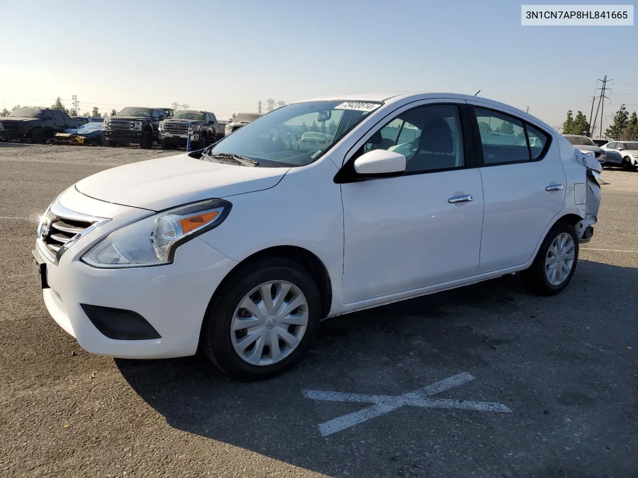 2017 Nissan Versa S VIN: 3N1CN7AP8HL841665 Lot: 73420514