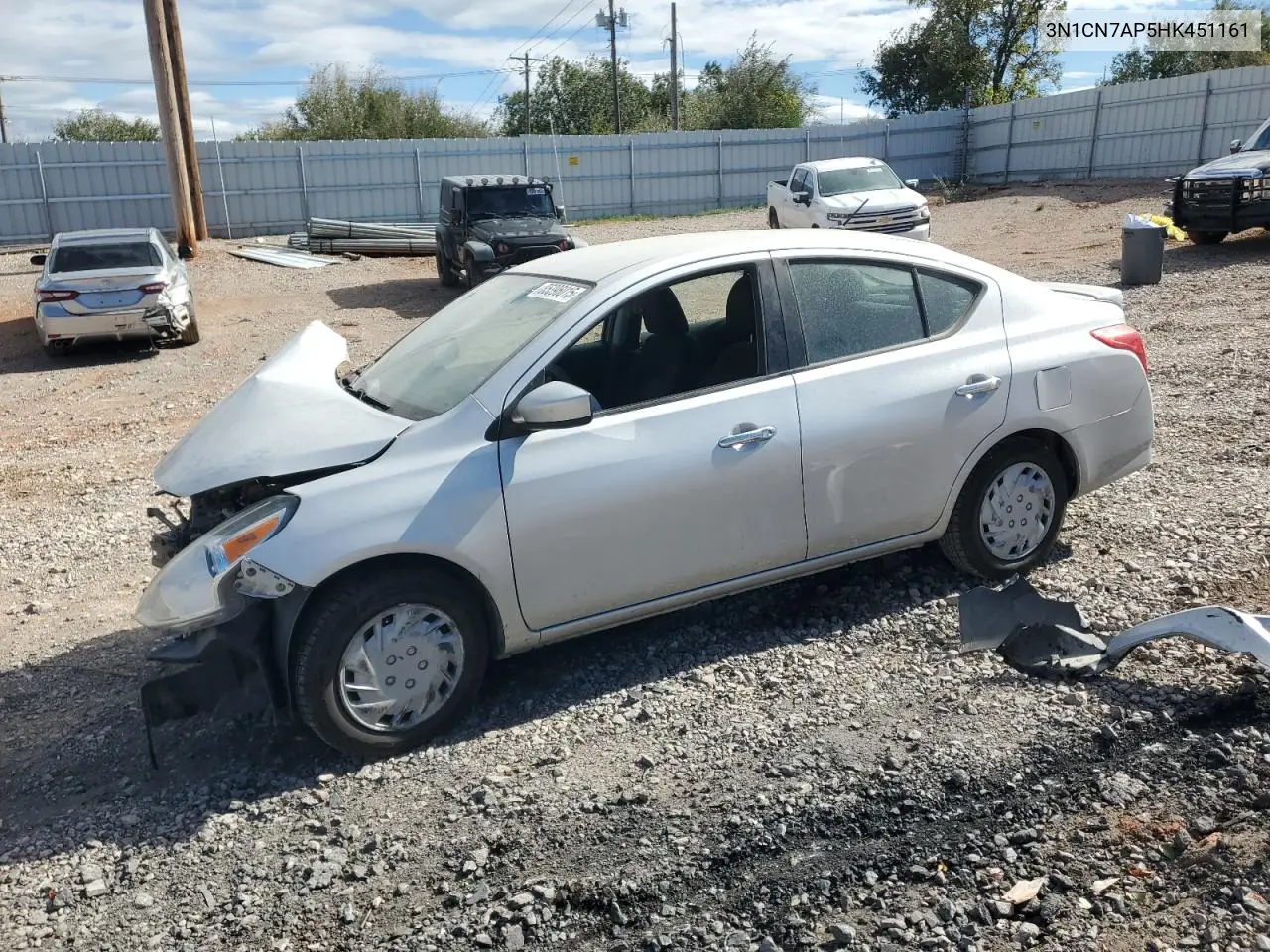3N1CN7AP5HK451161 2017 Nissan Versa S