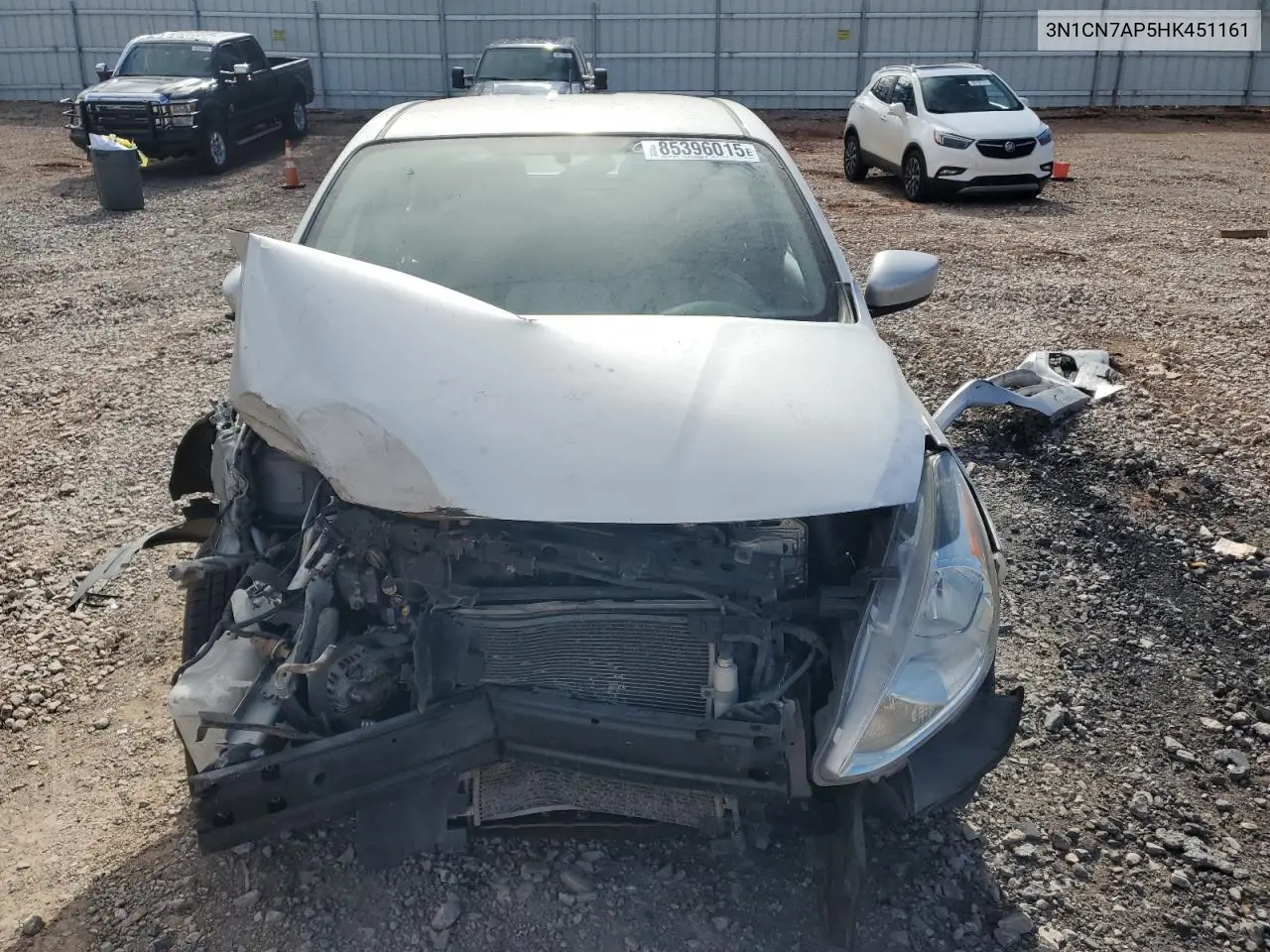 3N1CN7AP5HK451161 2017 Nissan Versa S
