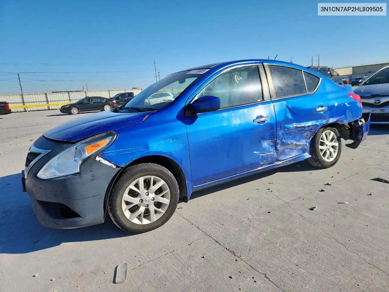 3N1CN7AP2HL809505 2017 Nissan Versa S