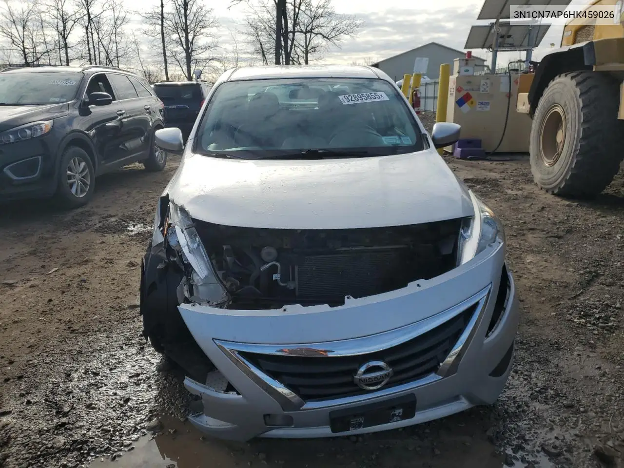 3N1CN7AP6HK459026 2017 Nissan Versa S