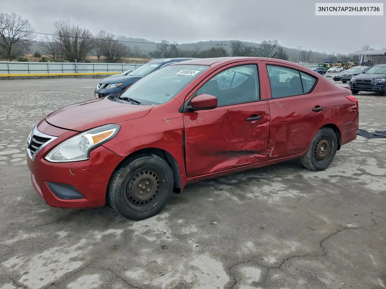 3N1CN7AP2HL891736 2017 Nissan Versa S