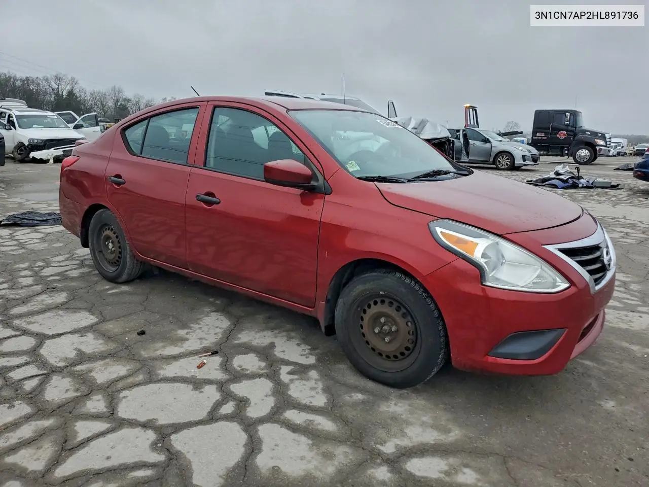 3N1CN7AP2HL891736 2017 Nissan Versa S