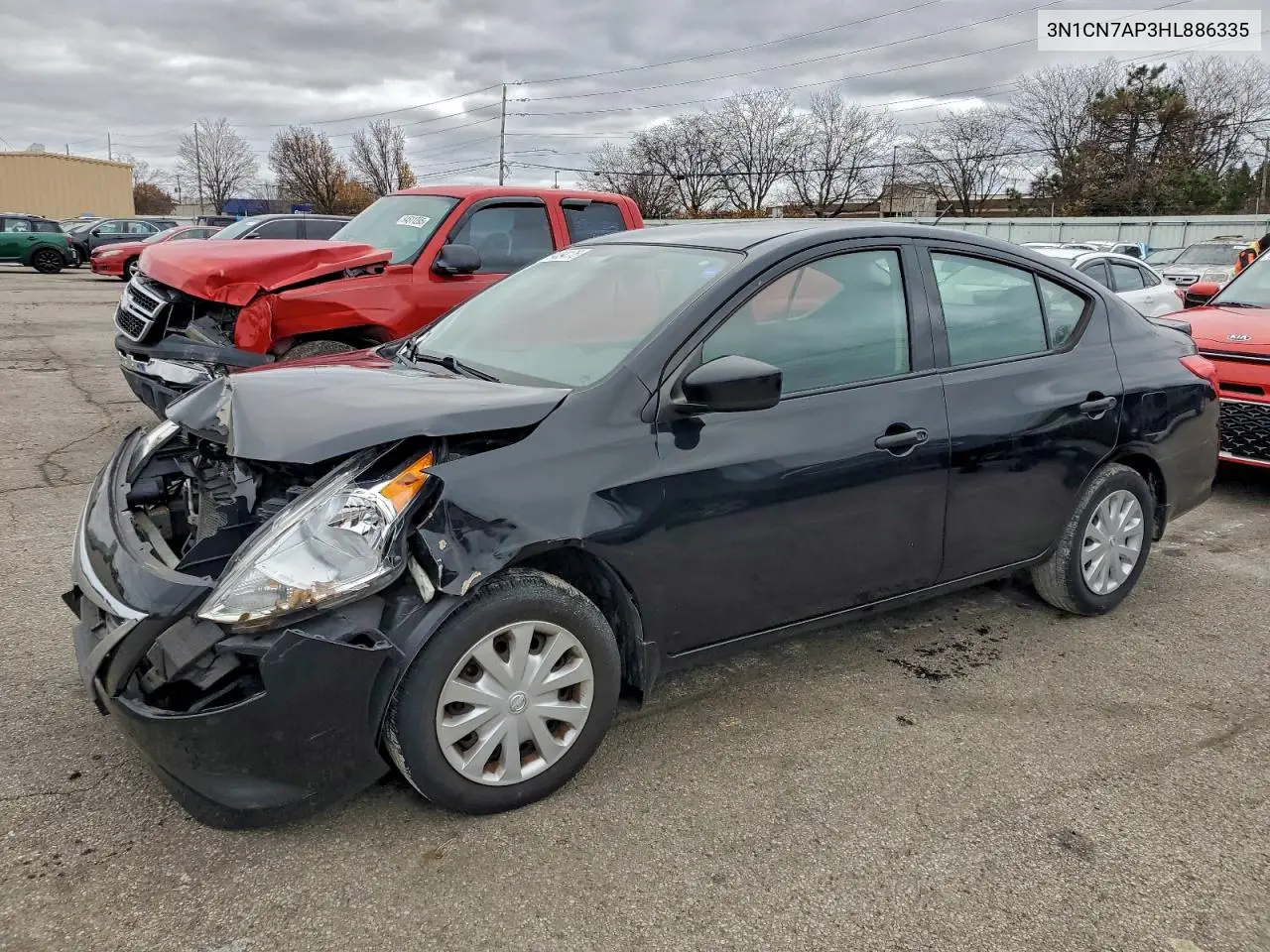 3N1CN7AP3HL886335 2017 Nissan Versa S