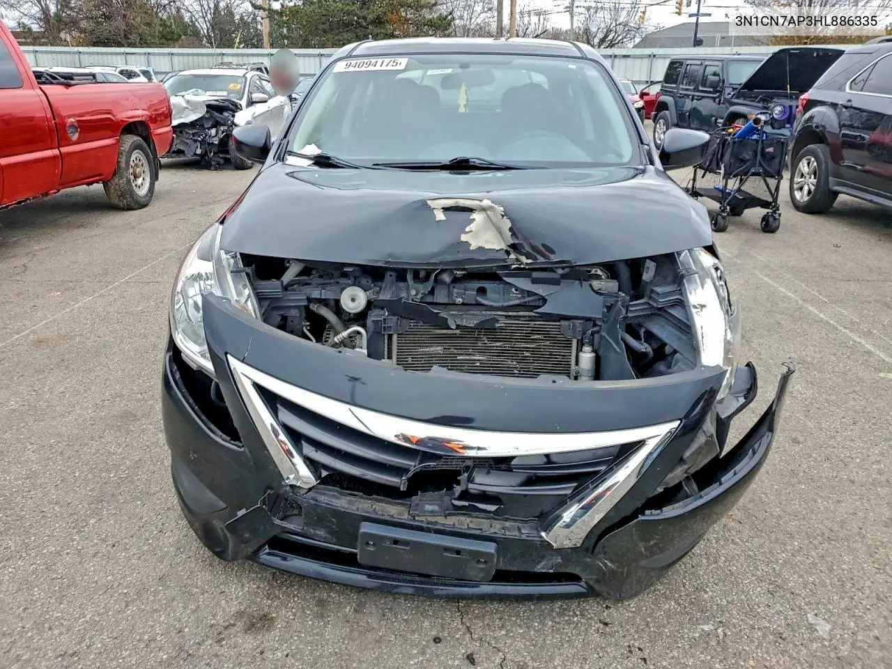 3N1CN7AP3HL886335 2017 Nissan Versa S