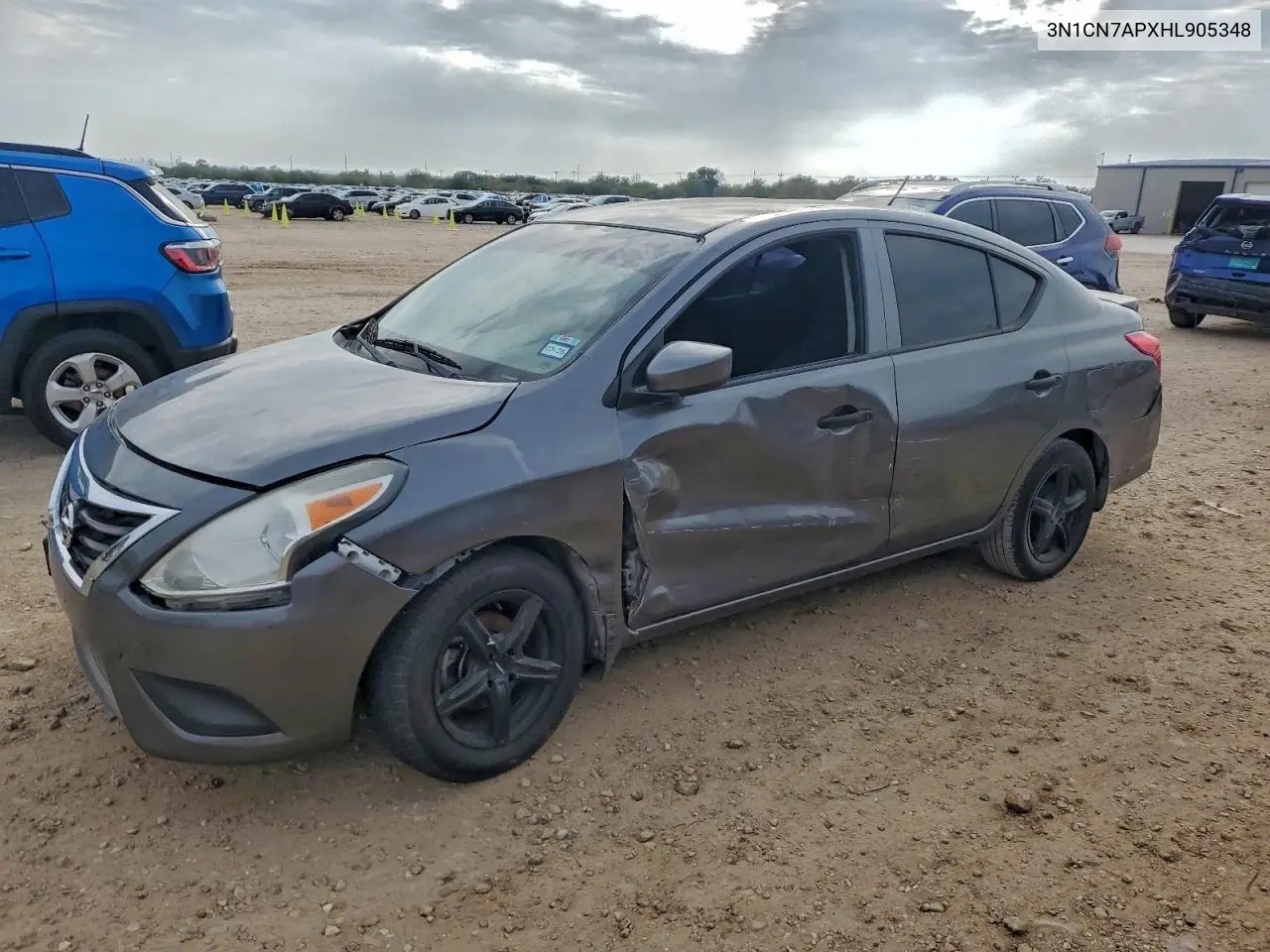 3N1CN7APXHL905348 2017 Nissan Versa S
