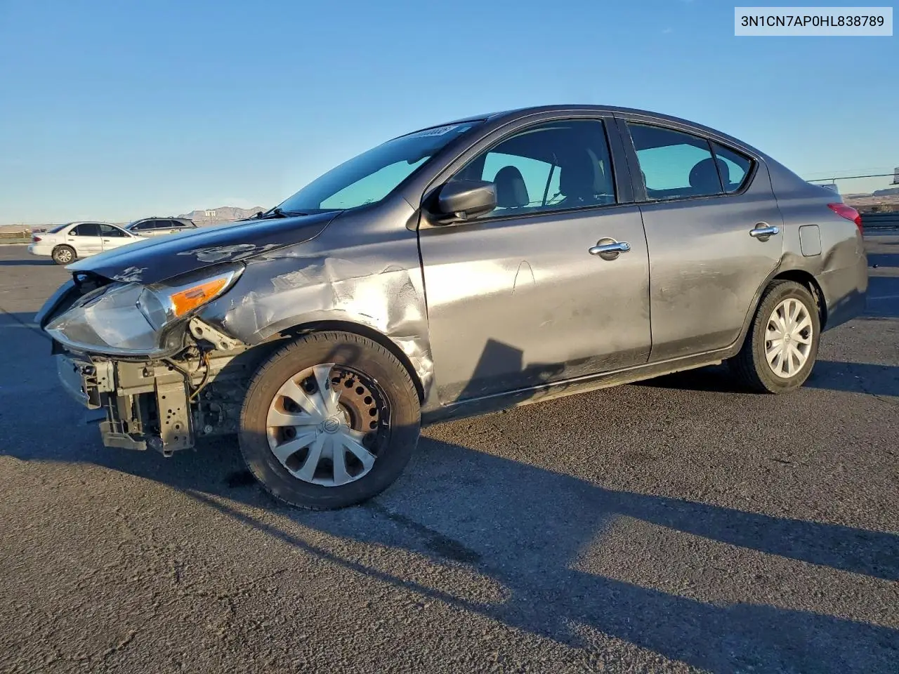 3N1CN7AP0HL838789 2017 Nissan Versa S