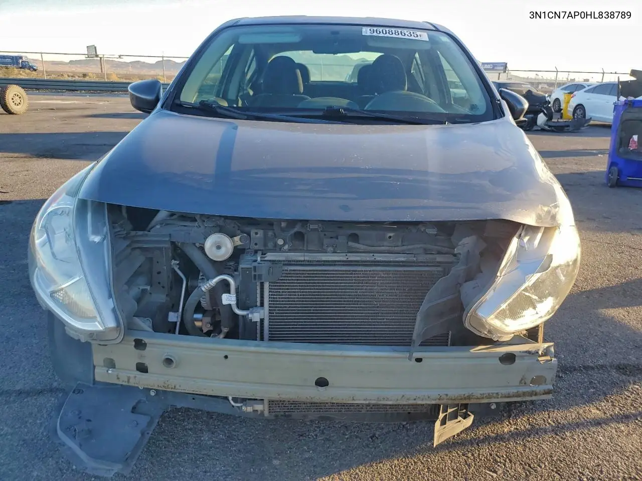 3N1CN7AP0HL838789 2017 Nissan Versa S